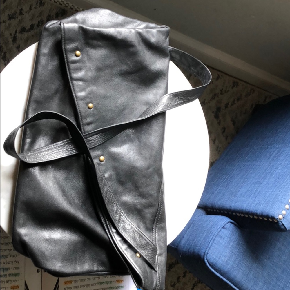 Gorgeous black leather bag
